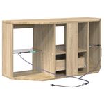 Casa si Gradina - Mobilier - Comode si corpuri - Comode - Sifonier LED pentru TV coltar Stejar Sonoma 102 x 40 x 50 cm - Infinity.ro