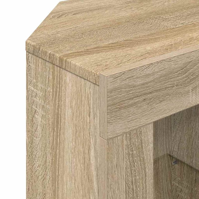 Casa si Gradina - Mobilier - Comode si corpuri - Comode - Sifonier LED pentru TV coltar Stejar Sonoma 102 x 40 x 50 cm - Infinity.ro