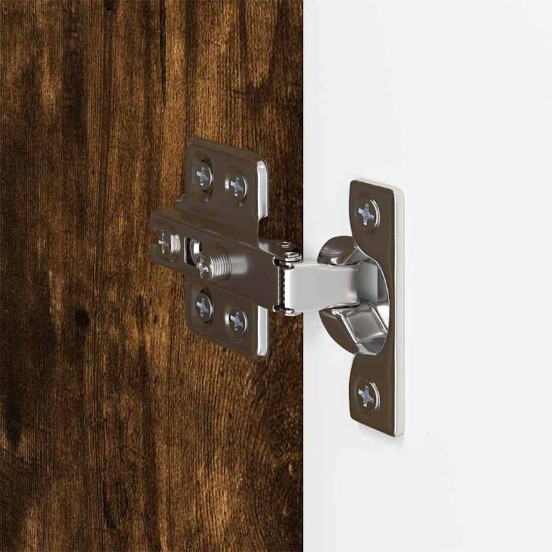 Casa si Gradina - Mobilier - Comode si corpuri - Comode - Dulap TV de perete Pe perete Stejar fumuriu 59,5 x 31 x 60 cm - Infinity.ro