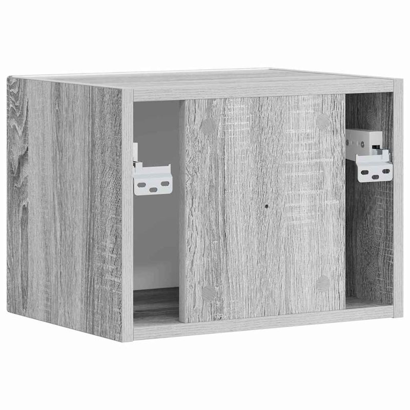 Casa si Gradina - Mobilier - Comode si corpuri - Comode - Dulap TV de perete Gri Sonoma 60 x 31 x 29.5 cm Lemn compozit - Infinity.ro