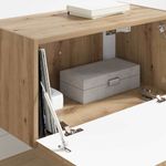 Casa si Gradina - Mobilier - Comode si corpuri - Comode - Dulap TV de perete Pe perete Stejar artizanal 60 x 31 x 29.5 cm - Infinity.ro