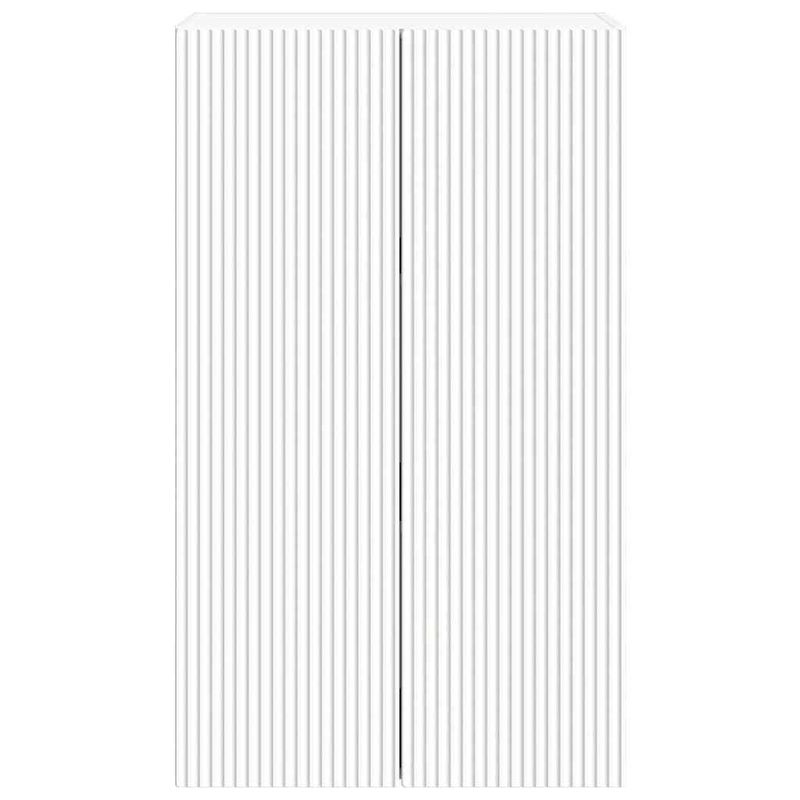 Casa si Gradina - Mobilier - Comode si corpuri - Comode - Dulap TV de perete Alb 59,5 x 31 x 100 cm Lemn compozit - Infinity.ro