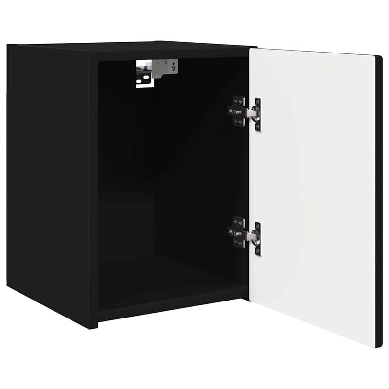 Casa si Gradina - Mobilier - Comode si corpuri - Comode - Dulap TV de perete Negru 30 x 31 x 40 cm Lemn compozit - Infinity.ro