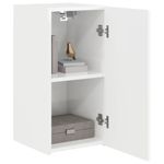Casa si Gradina - Mobilier - Comode si corpuri - Comode - Dulap TV de perete Pe perete 2 pcs Alb Lucios 30 x 31 x 60 cm - Infinity.ro