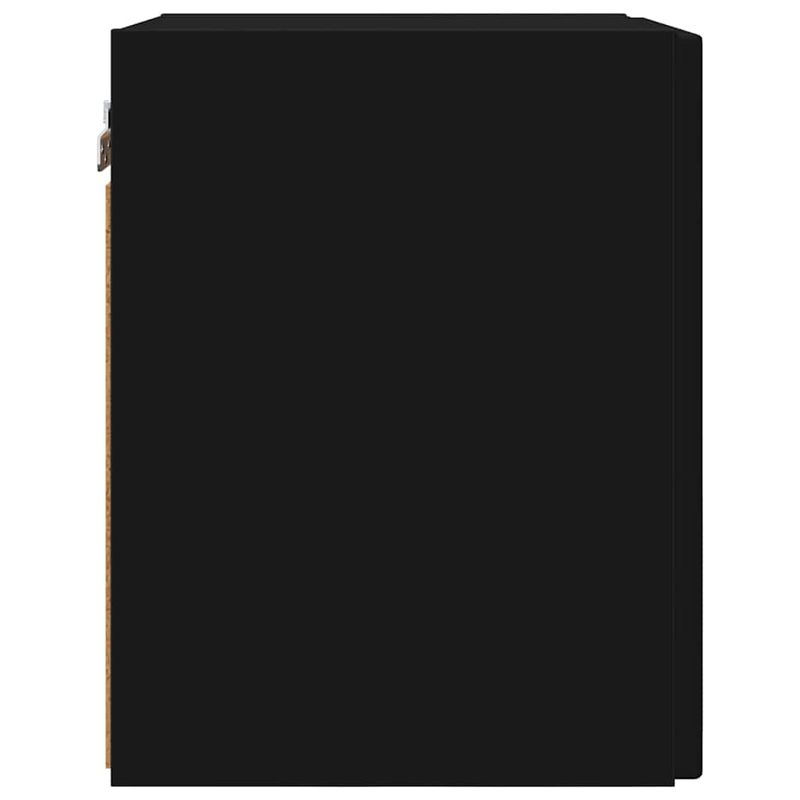 Casa si Gradina - Mobilier - Comode si corpuri - Comode - Dulap TV de perete Negru 30 x 31 x 40 cm Lemn compozit - Infinity.ro