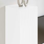 Casa si Gradina - Mobilier - Comode si corpuri - Comode - Dulap TV de perete Pe perete 2 pcs Alb Lucios 30 x 31 x 60 cm - Infinity.ro