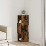 Casa si Gradina - Mobilier - Dulapuri si sifoniere - Dulapuri - Dulap de colt Alb 25,5x25x80cm Lemn compozit - Infinity.ro