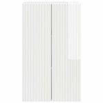 Casa si Gradina - Mobilier - Comode si corpuri - Comode - Dulap TV de perete Alb lucios 59,5 x 31 x 100 cm Lemn compozit - Infinity.ro