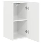 Casa si Gradina - Mobilier - Comode si corpuri - Comode - Dulap TV de perete Pe perete 2 pcs Alb Lucios 30 x 31 x 60 cm - Infinity.ro