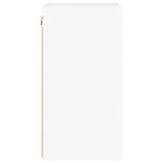 Casa si Gradina - Mobilier - Comode si corpuri - Comode - Dulap TV de perete Pe perete 2 pcs Alb Lucios 30 x 31 x 60 cm - Infinity.ro