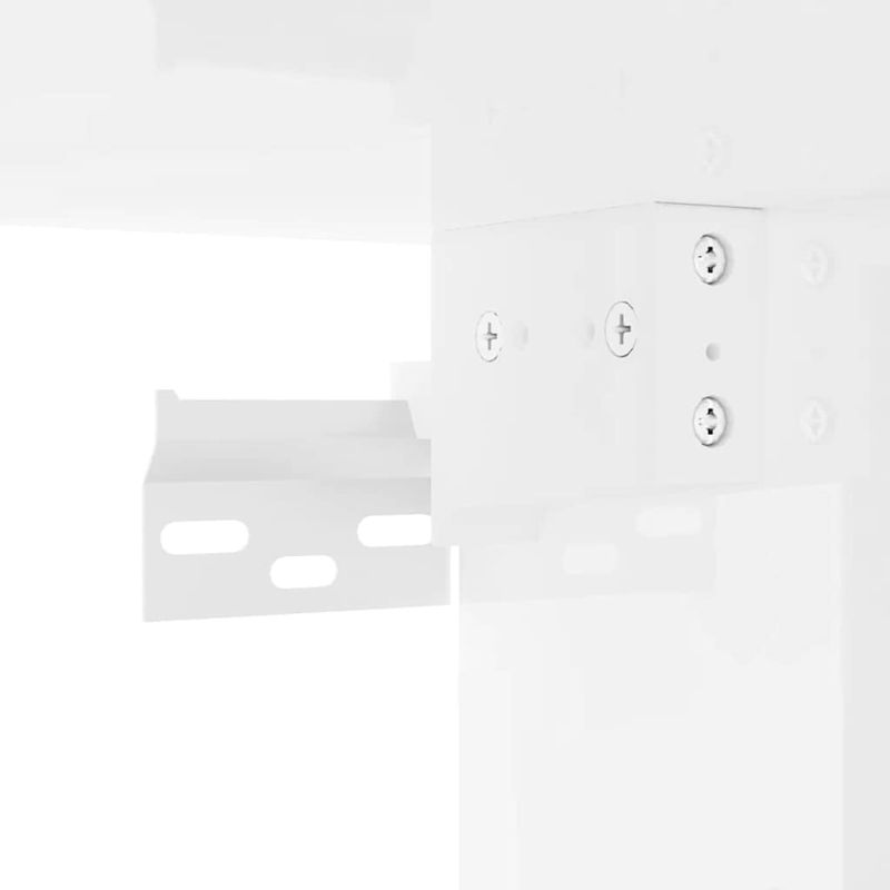 Casa si Gradina - Mobilier - Comode si corpuri - Comode - Dulap TV de perete Pe perete 2 pcs Alb Lucios 30 x 31 x 60 cm - Infinity.ro