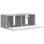 Casa si Gradina - Mobilier - Comode si corpuri - Comode - Dulap TV de perete Beton 60 x 31 x 29.5 cm Lemn compozit - Infinity.ro