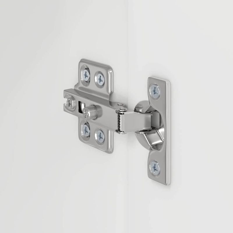 Casa si Gradina - Mobilier - Comode si corpuri - Comode - Dulap TV de perete Pe perete 2 pcs Alb lucios 59,5 x 31 x 40 cm - Infinity.ro