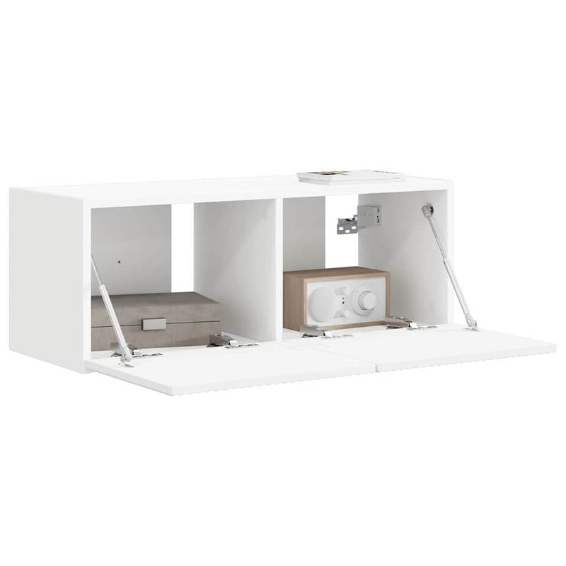 Casa si Gradina - Mobilier - Comode si corpuri - Comode - Dulap TV de perete Alb 60 x 31 x 29.5 cm Lemn compozit - Infinity.ro