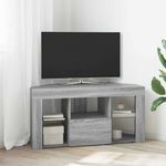 Casa si Gradina - Mobilier - Comode si corpuri - Comode - Sifonier LED pentru TV coltar Gri Sonoma 106 x 40 x 50 cm - Infinity.ro
