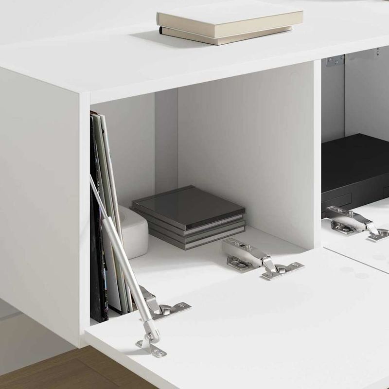 Casa si Gradina - Mobilier - Comode si corpuri - Comode - Dulap TV de perete Alb 60 x 31 x 29.5 cm Lemn compozit - Infinity.ro