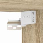 Casa si Gradina - Mobilier - Comode si corpuri - Comode - Dulap TV de perete Pe perete Stejar Sonoma 59,5 x 31 x 100 cm - Infinity.ro