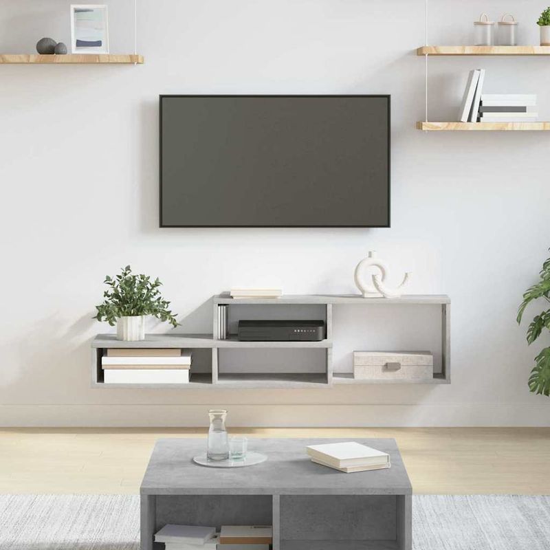 Casa si Gradina - Mobilier - Comode si corpuri - Comode - SuportTVdeperete 120x25x28,5cm Lemn compozit - Infinity.ro