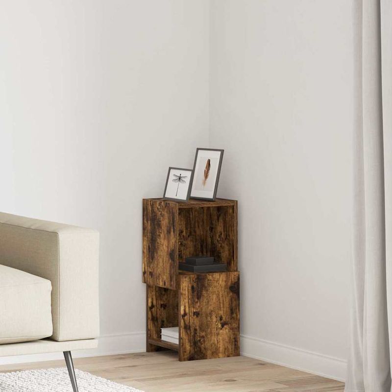 Casa si Gradina - Mobilier - Dulapuri si sifoniere - Dulapuri - Dulap de colt Alb 25,5x25x55cm Lemn compozit - Infinity.ro