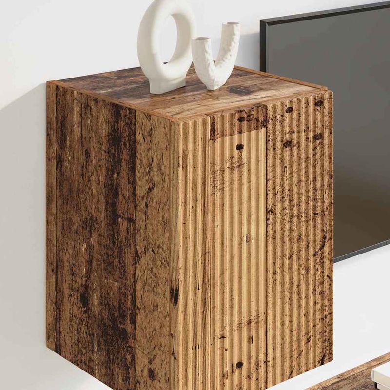 Casa si Gradina - Mobilier - Comode si corpuri - Comode - Dulap TV de perete Lemn Vechi 30 x 31 x 40 cm Lemn compozit - Infinity.ro