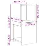 Casa si Gradina - Mobilier - Dulapuri si sifoniere - Dulapuri - Dulap de colt Alb 30,5x30x65cm Lemn compozit - Infinity.ro