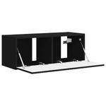 Casa si Gradina - Mobilier - Comode si corpuri - Comode - Dulap TV de perete Negru 60 x 31 x 29.5 cm Lemn compozit - Infinity.ro