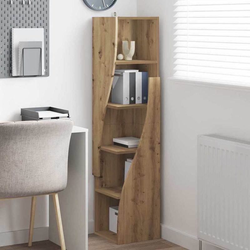 Casa si Gradina - Mobilier - Dulapuri si sifoniere - Dulapuri - Dulap de colt Alb 32x32x140cm Lemn compozit - Infinity.ro