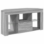 Casa si Gradina - Mobilier - Comode si corpuri - Comode - Sifonier LED pentru TV coltar Gri Sonoma 106 x 40 x 50 cm - Infinity.ro