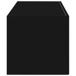 Casa si Gradina - Mobilier - Comode si corpuri - Comode - Dulap TV de perete Negru 60 x 31 x 29.5 cm Lemn compozit - Infinity.ro