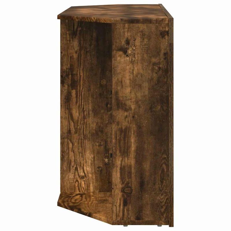 Casa si Gradina - Mobilier - Comode si corpuri - Comode - Sifonier LED pentru TV coltar Stejar fumuriu 105 x 40 x 68 cm - Infinity.ro