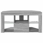 Casa si Gradina - Mobilier - Comode si corpuri - Comode - Sifonier LED pentru TV coltar Gri Sonoma 106 x 40 x 50 cm - Infinity.ro
