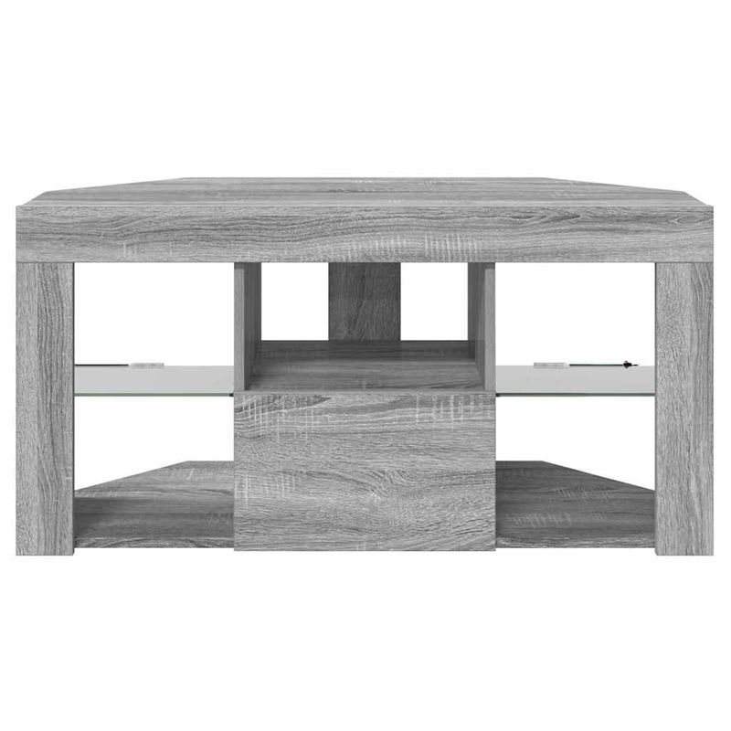 Casa si Gradina - Mobilier - Comode si corpuri - Comode - Sifonier LED pentru TV coltar Gri Sonoma 106 x 40 x 50 cm - Infinity.ro