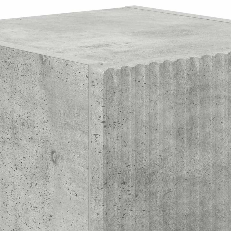 Casa si Gradina - Mobilier - Comode si corpuri - Comode - Dulap TV de perete 2 pcs Beton 30 x 31 x 40 cm Lemn compozit - Infinity.ro