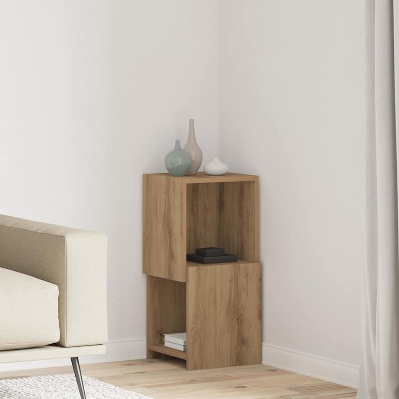 Casa si Gradina - Mobilier - Dulapuri si sifoniere - Dulapuri - Dulap de colt Alb 30,5x30x65cm Lemn compozit - Infinity.ro