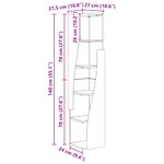 Casa si Gradina - Mobilier - Dulapuri si sifoniere - Dulapuri - Dulap de colt Alb 27,5x27x140cm Lemn compozit - Infinity.ro