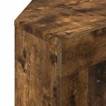Casa si Gradina - Mobilier - Comode si corpuri - Comode - Sifonier LED pentru TV coltar Stejar fumuriu 105 x 40 x 68 cm - Infinity.ro