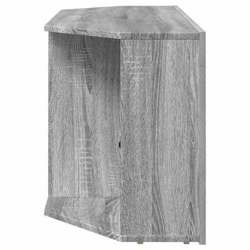 Casa si Gradina - Mobilier - Comode si corpuri - Comode - Sifonier LED pentru TV coltar Gri Sonoma 106 x 40 x 50 cm - Infinity.ro