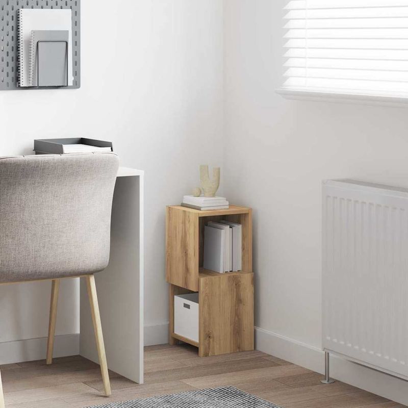 Casa si Gradina - Mobilier - Dulapuri si sifoniere - Dulapuri - Dulap de colt Alb 25,5x25x55cm Lemn compozit - Infinity.ro