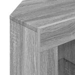 Casa si Gradina - Mobilier - Comode si corpuri - Comode - Sifonier LED pentru TV coltar Gri Sonoma 106 x 40 x 50 cm - Infinity.ro