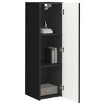 Casa si Gradina - Mobilier - Comode si corpuri - Comode - Dulap TV de perete 2 pcs Negru 30 x 31 x 100 cm Lemn compozit - Infinity.ro