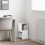 Casa si Gradina - Mobilier - Dulapuri si sifoniere - Dulapuri - Dulap de colt Alb 25,5x25x55cm Lemn compozit - Infinity.ro