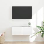 Casa si Gradina - Mobilier - Comode si corpuri - Comode - Dulap TV de perete Alb Lucios 60 x 31 x 29.5 cm Lemn compozit - Infinity.ro