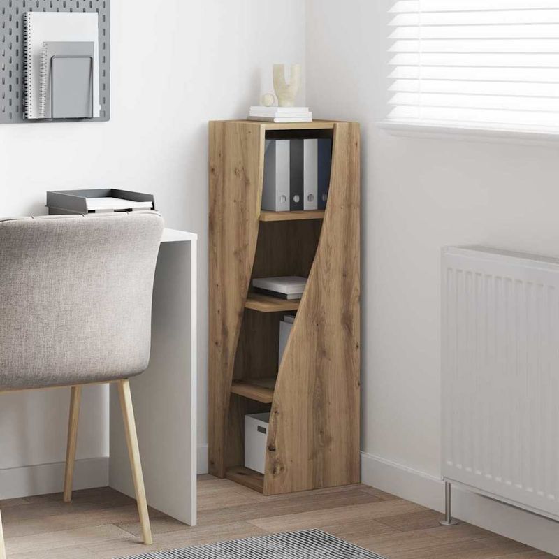 Casa si Gradina - Mobilier - Dulapuri si sifoniere - Dulapuri - Dulap de colt Alb 32x32x102cm Lemn compozit - Infinity.ro