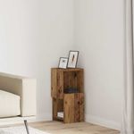 Casa si Gradina - Mobilier - Dulapuri si sifoniere - Dulapuri - Dulap de colt Alb 25,5x25x55cm Lemn compozit - Infinity.ro