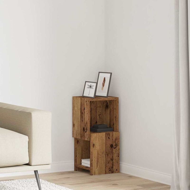 Casa si Gradina - Mobilier - Dulapuri si sifoniere - Dulapuri - Dulap de colt Alb 25,5x25x55cm Lemn compozit - Infinity.ro