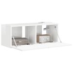 Casa si Gradina - Mobilier - Comode si corpuri - Comode - Dulap TV de perete Alb Lucios 60 x 31 x 29.5 cm Lemn compozit - Infinity.ro
