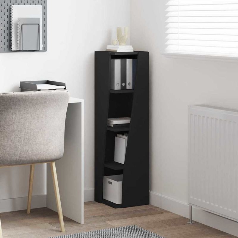 Casa si Gradina - Mobilier - Dulapuri si sifoniere - Dulapuri - Dulap de colt Alb 27,5x27x102cm Lemn compozit - Infinity.ro