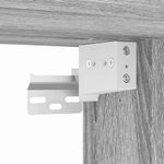 Casa si Gradina - Mobilier - Comode si corpuri - Comode - Dulap TV de perete Gri Sonoma 30 x 31 x 80 cm Lemn compozit - Infinity.ro