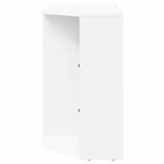 Casa si Gradina - Mobilier - Comode si corpuri - Comode - Sifonier LED pentru TV coltar Alb 100x40x68cm Lemn compozit - Infinity.ro