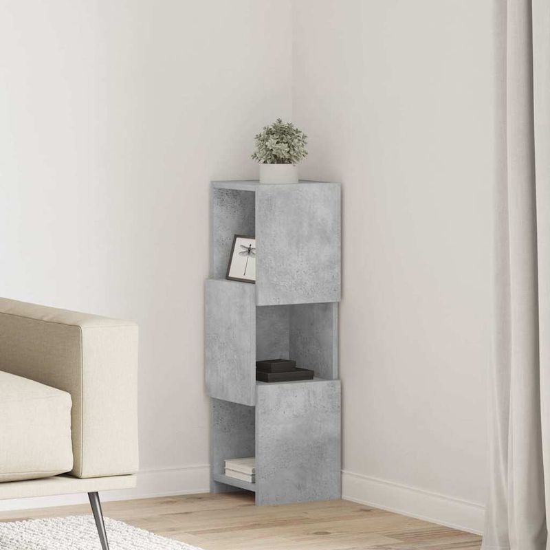Casa si Gradina - Mobilier - Dulapuri si sifoniere - Dulapuri - Dulap de colt Alb 25,5x25x80cm Lemn compozit - Infinity.ro